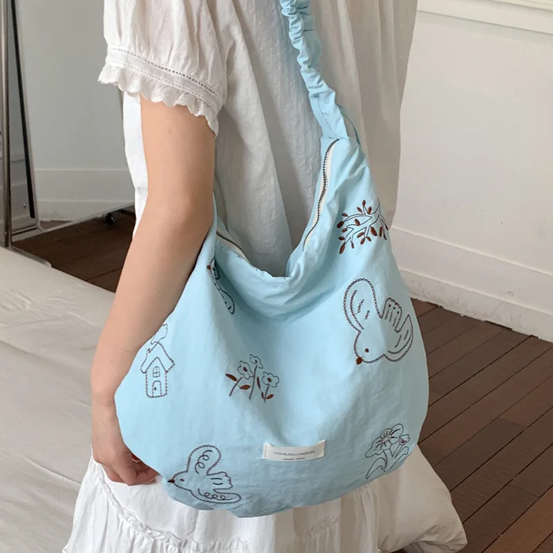 Canvas Tote Bags for Woman Shoulder Bag Large Capacity Shopping Bags Underarm Bag Class Bags for Girl Designer Bag Сумка Sac