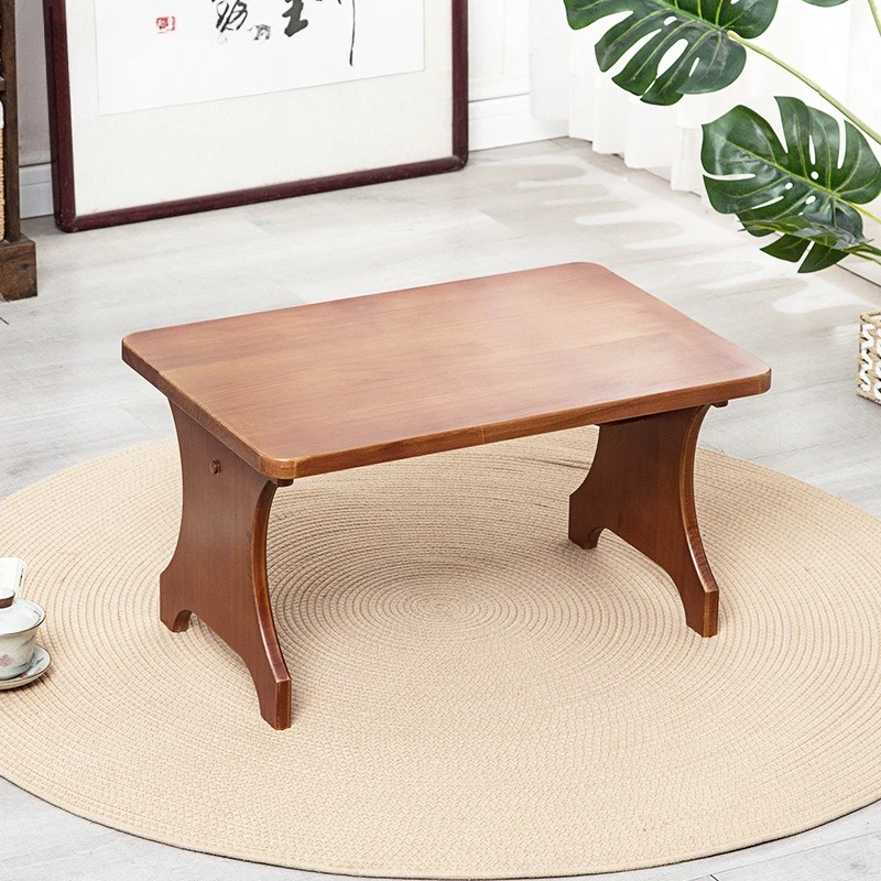 #Solid wood backrest chair, tatami table and chairs, tea table, sitting stool, low coffee table, balcony low table