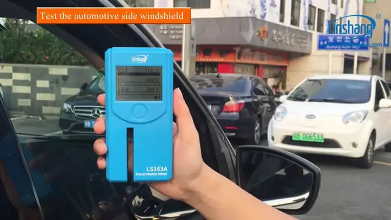 Window Film Transmission Meter  Measuring VLT, Infrared and UV Transmittance of Automotive Windshield, Glass for LS163