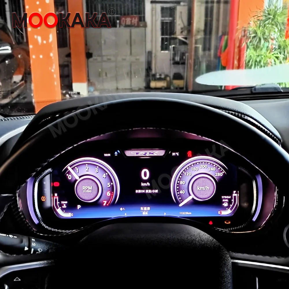 Car Digital Gauge Cluster For RAM 1500 DT TRX 2019-2026 LCD Instrument Full HD Panel Dashboard Virtual Cockpit Speedometer Dash