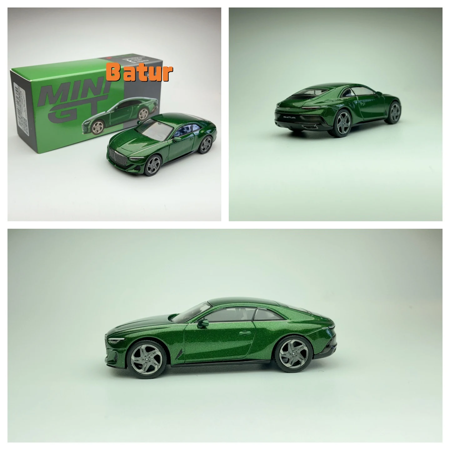 TSM Mini GT 1161 Batur Scarab Green Boxed 1:64 Diecast Model Car Collection Limited Edition Alloy
