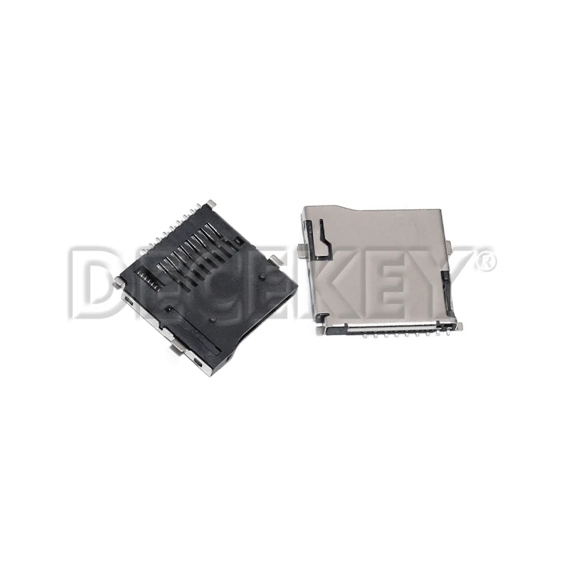 10PCS 9Pin Micro SD Card Slot Connectors, Size TF Card Deck, Fit For Phone, Tablet, Vehicle Navigation The pop-up