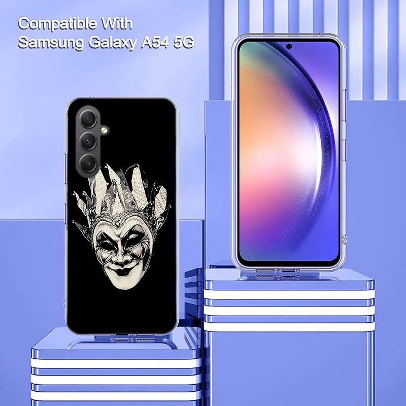 DJ Boris Brejcha Case For Phone Samsung Galaxy A12 A22 A32 A52 A52S A13 A23 A33 A53 A14 A24 A34 A54 5G A73 A42 A9 A8 A7 A6 Plus image 5