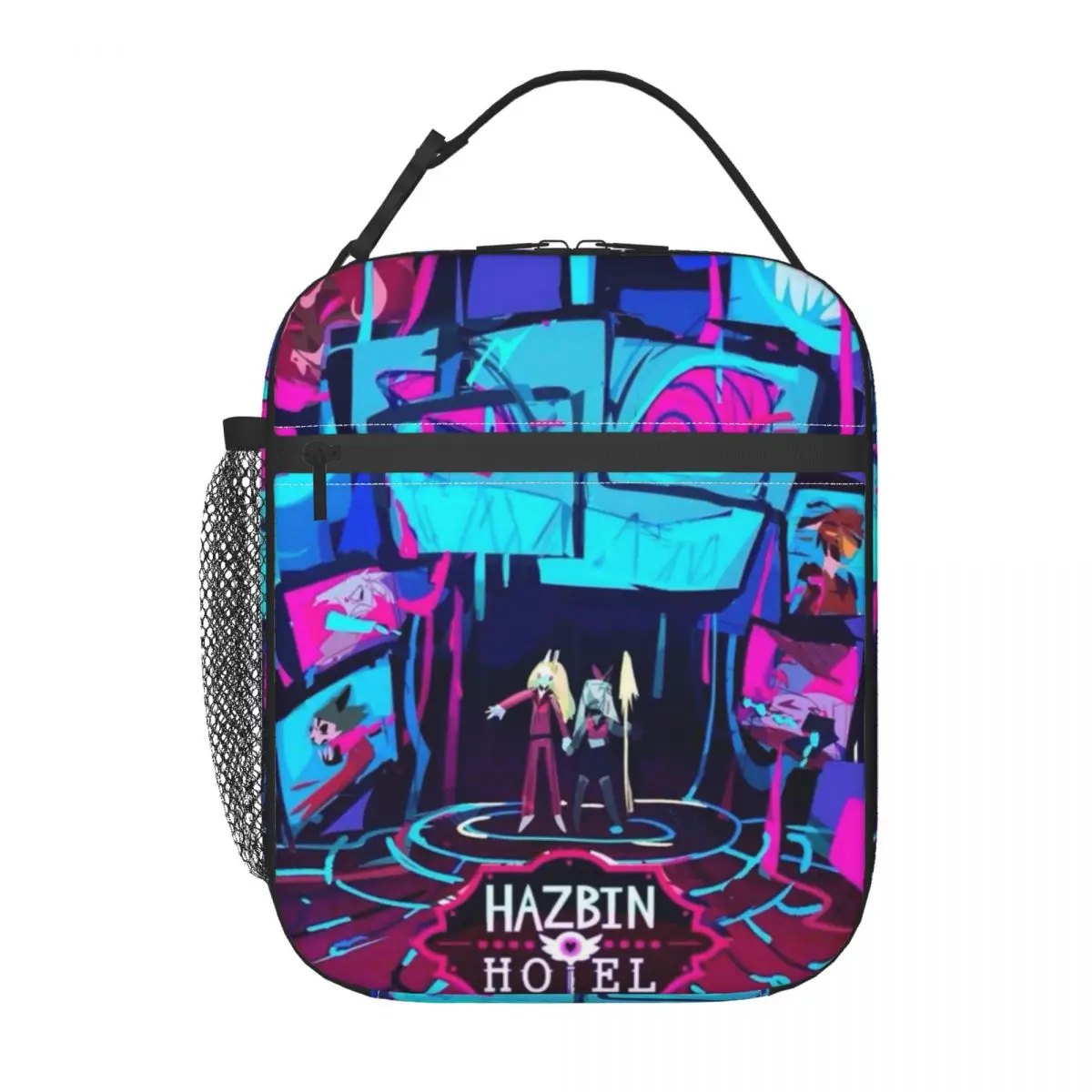 Lunch Boxes H-Hazbins H-Hotels Alastor Vox Anime Merch Food Box New Arrival Cooler Thermal Lunch Box For School
