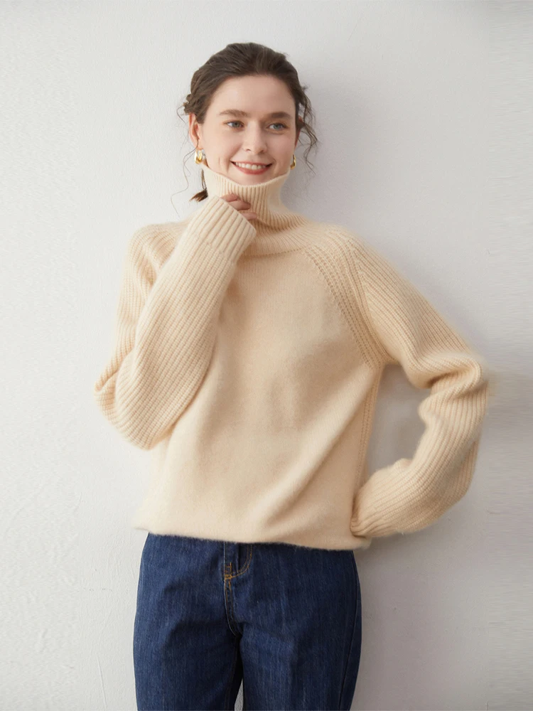 

Chic Hot Sale Women's Sweater Pullover 100% Cashmere Autumn Winter Sweater Warm Clothing Keep Out The Cold Soft Casual Knit Tops