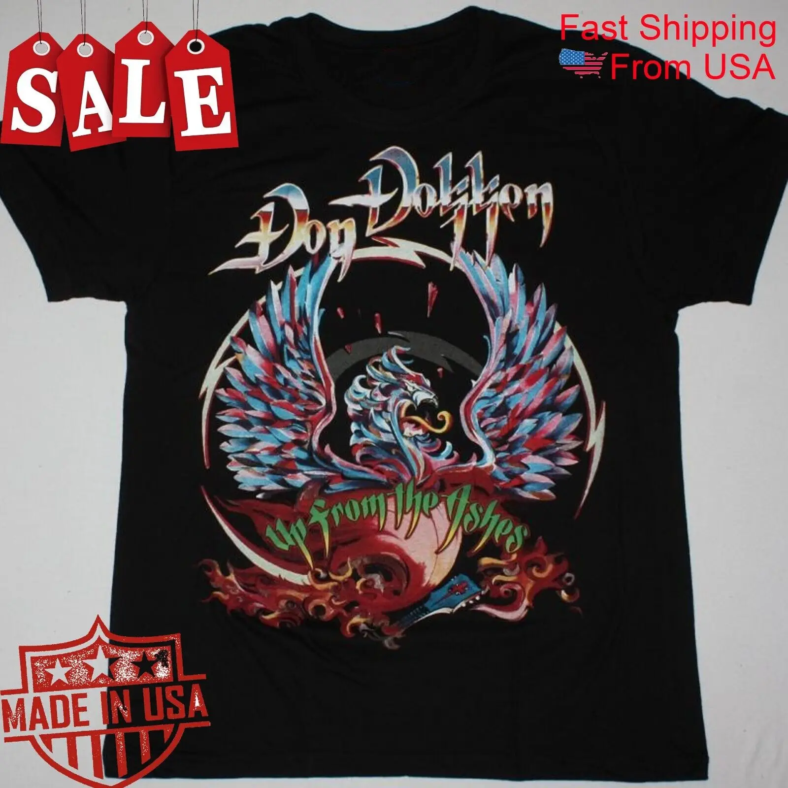 DON DOKKEN UP FROM THE ASHES Gift For Fans Unisex All Size Shirt 1RT1363