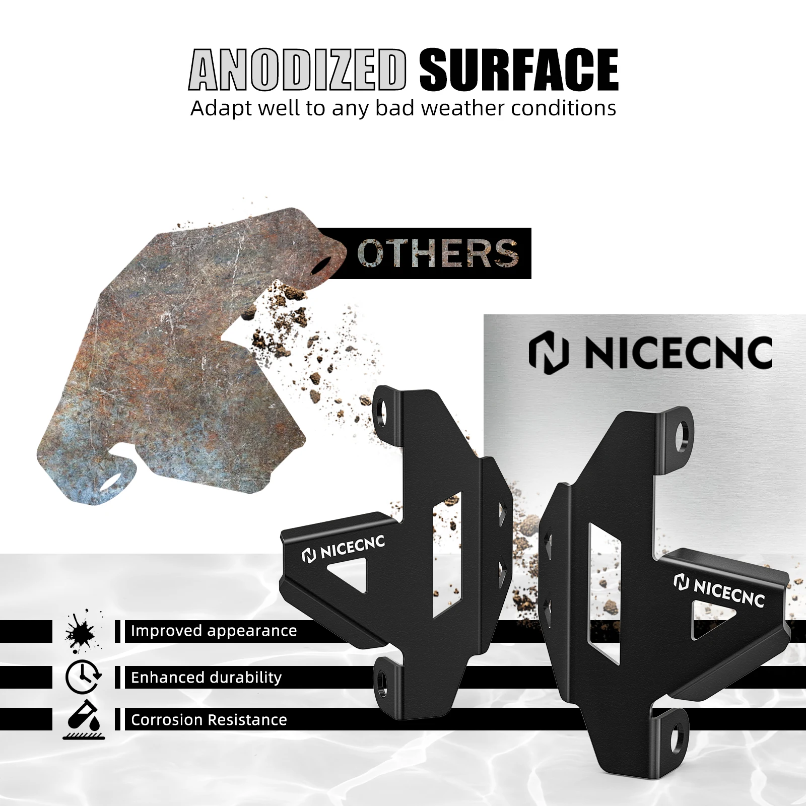 2021-2025 For Honda CRF1100L Africa Twin /Adventure Sports /DCT Front Brake Caliper Guard For Honda CRF1000L Africa Twin 2016-19