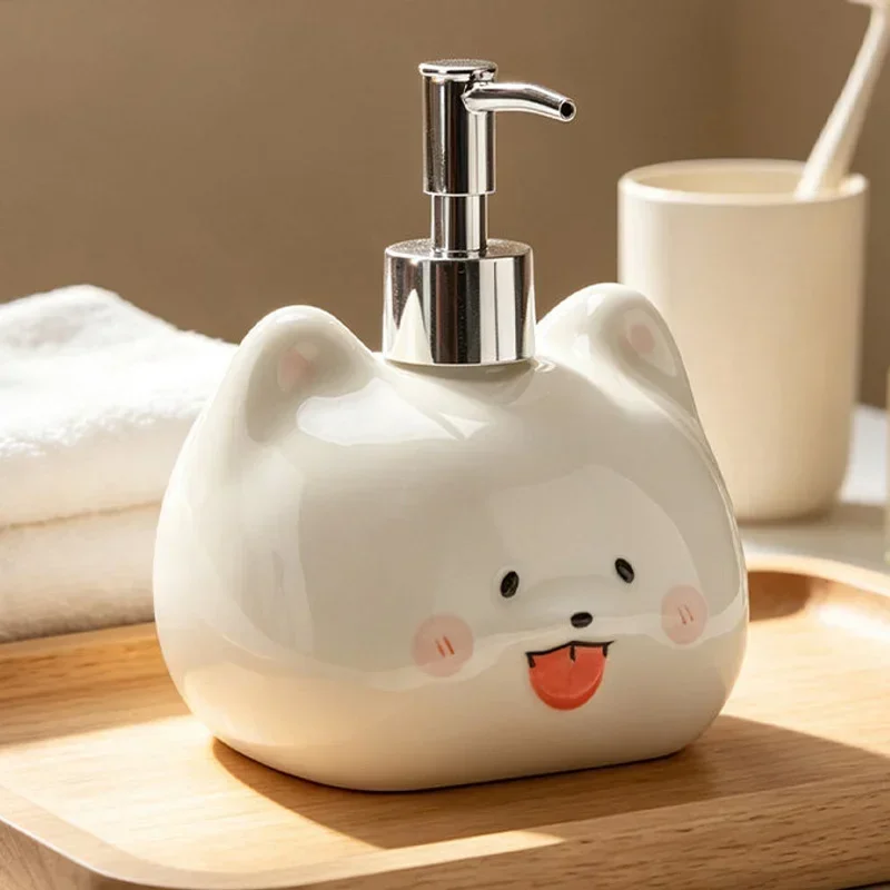 650ml soap dispenser hand lotion bottle Toilet shower gel press bottle Ceramic lotion shampoo separate bathroom accessories