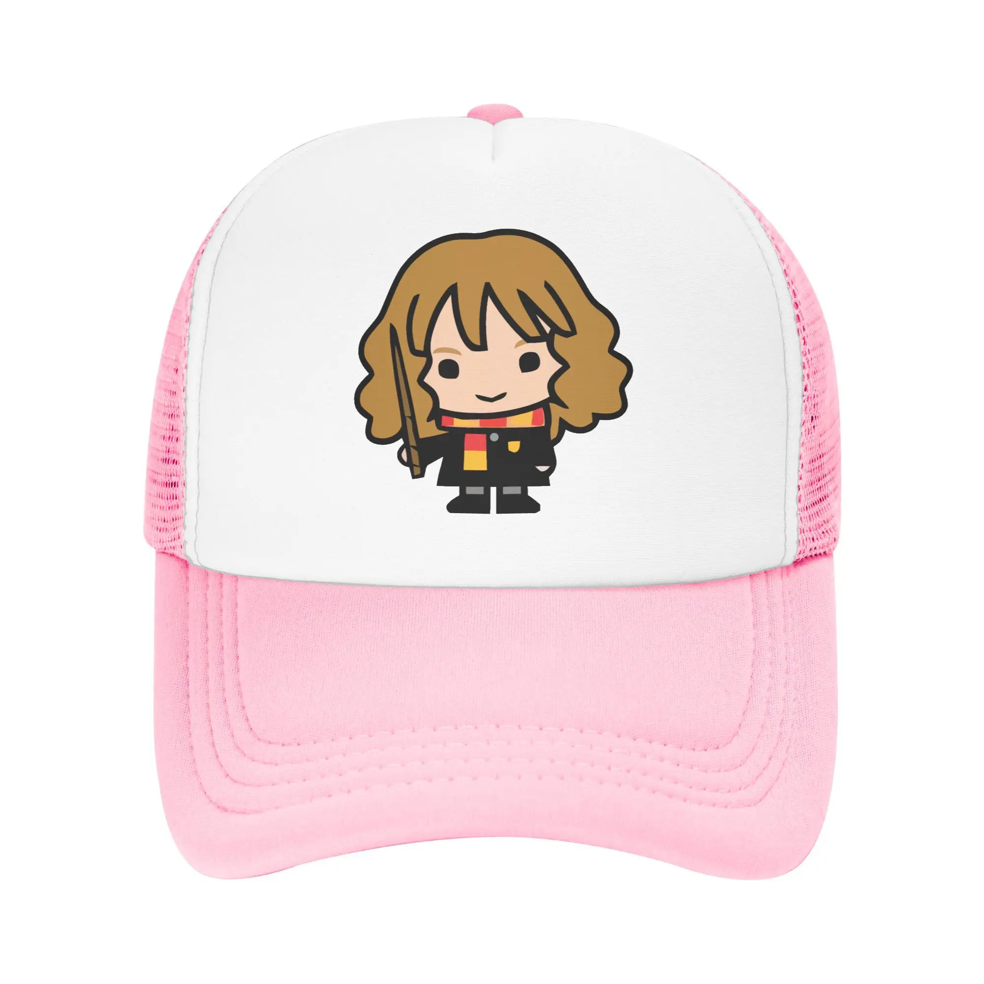 

Cartoon Harries Movie P-Potters Magic World Trucker Cap Unisex Sport Dad Hat Sun Hat Sports Cap Adjustable Mesh Baseball Cap