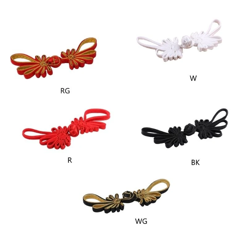 

Chinese Cheongsam Knot Buttons Buckles DIY Traditional Chinese Garment Accessory