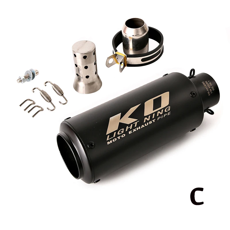 38-51 مللي متر العالمي للدراجات النارية سباق الترابية دراجة ATV العادم الخمار أنابيب طرفية للإزالة DB القاتل الانزلاق على نظام تعديل