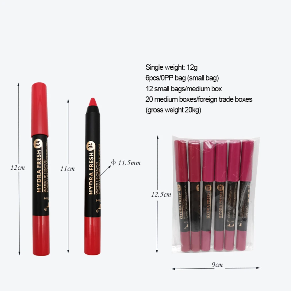 9 Colors Lip Liner Pen Matte Soft Lipstick Pencil Waterproof Long-lasting Professional Lady Charming Lip Liner Contour Makeup