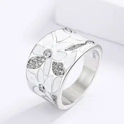 Hot Classic Wedding Rings for Women Fashion Two Tone X Shape Cross Dazzling CZ Ring Female Engagement Jewelry