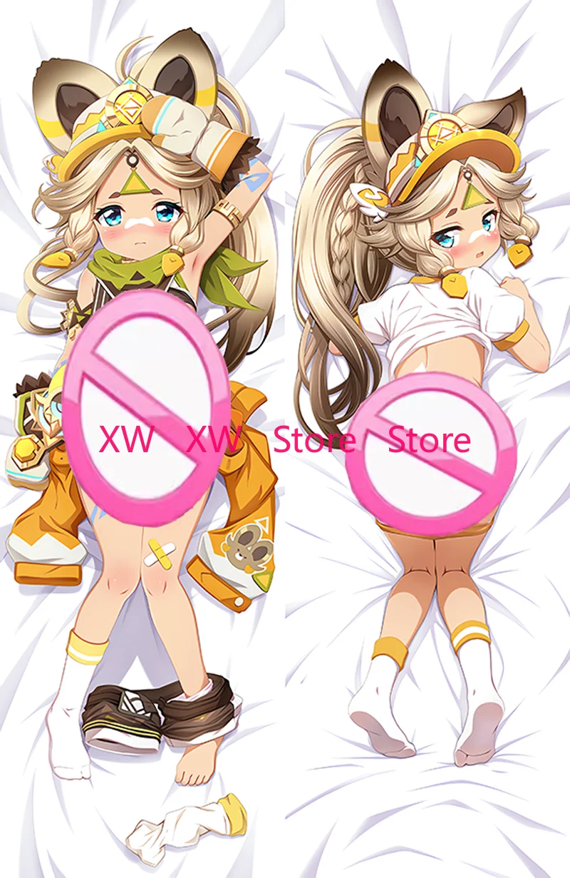 

Dakimakura Anime Genshin Impact Kachina Hugging Body Pillowcase Double-sided Print Bedding Pillow Cover