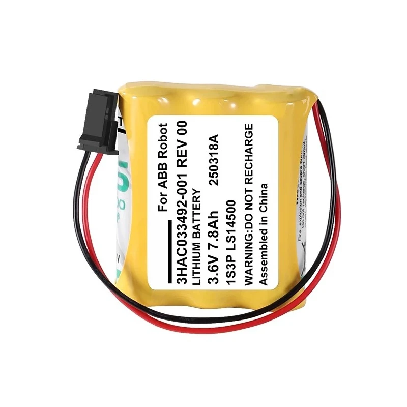 3.6V Lithium Battery for ABB Robot CPU 3HAC033492‑001 REV00