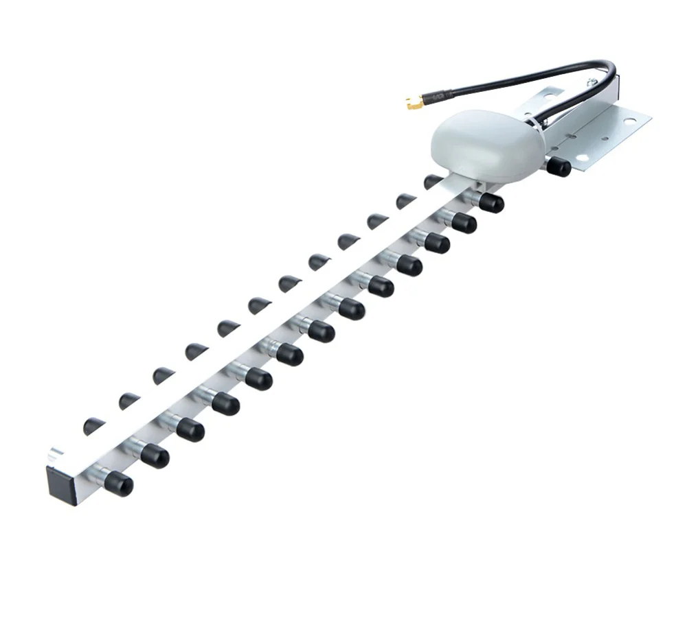 2.4G 20dbi 13 Unit Wireless Routing Network Card Directional Yagi Antenna Outdoor  15cm Line Length