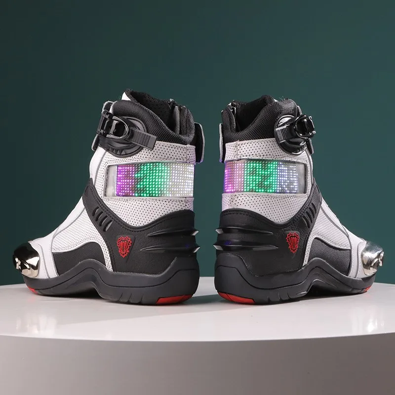 

New Motorcycle Boots Men Women Outdoor Riding Anti-slip Winter Sneakers Shoes Bicycle Mountain Racing Road Speed All Seasons