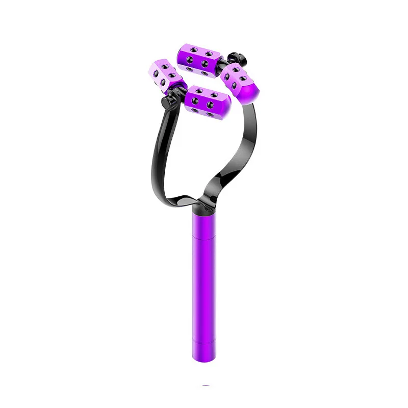 Electric roller beauty stick vibration 3D roller massage instrument V face tool U germanium particle massage stick