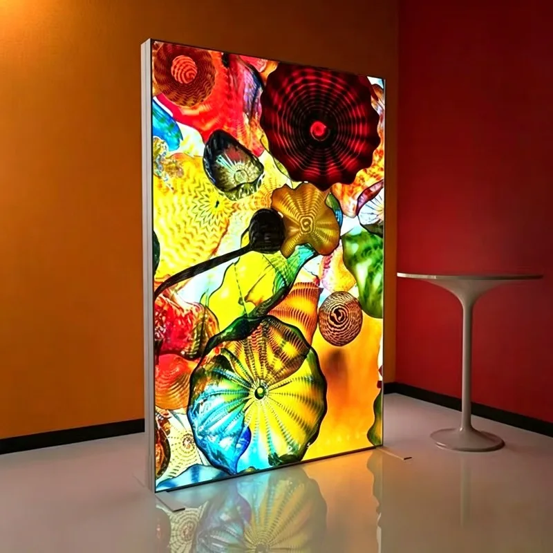 Deposit-New aluminum alloy ultra-thin advertising light box Magnetic light box