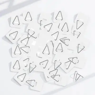 

100pcs Multifunctional Plate Hangers Invisible Plate Hanger Kitchen Dish Holder Plastic Storage Solution