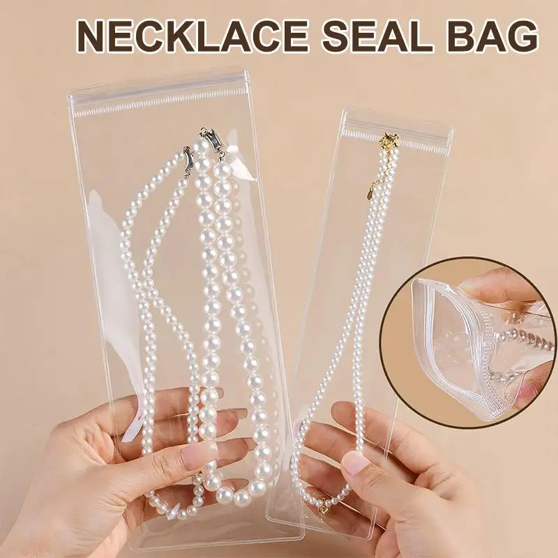 @*10/20Pcs Transparent PVC Jewelry Pouches Bags Anti-Oxidation Storage Bag For Earrings Necklace Bracelet Display Packaging Bag