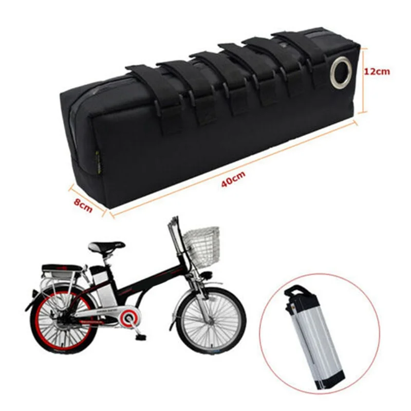 Electric Bike Battery Bag Case Bicycle Storage Protection Waterproof EBike Accessories Electric Bike Bag,A