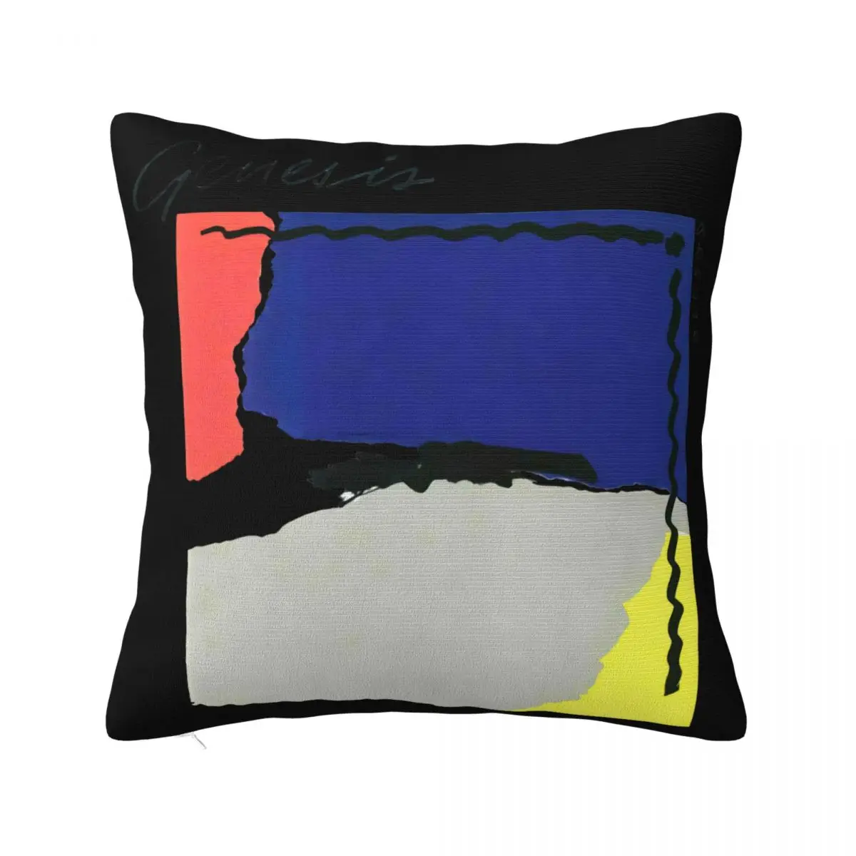 Genesis Abacab Berlesen Muzik Rock N Roll Band Pendek Lengan Putih Punk Normal Pillow Case