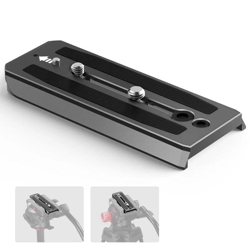 Suitable for Manfrotto 501 quick loading plate SLR camera camera tripod gimbal with 1/4 3/8 screw