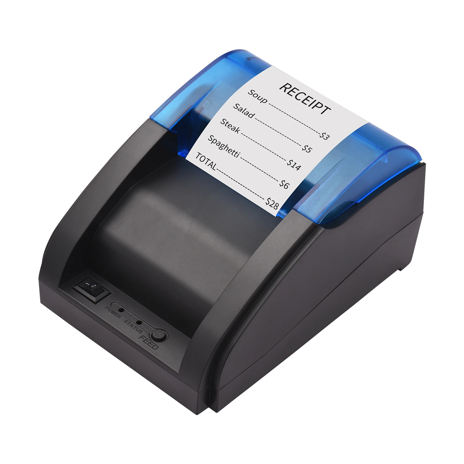

58mm USB Thermal Receipt Printer Direct Thermal for Ticket Bill Printing USB Connection Compatible with IOS
