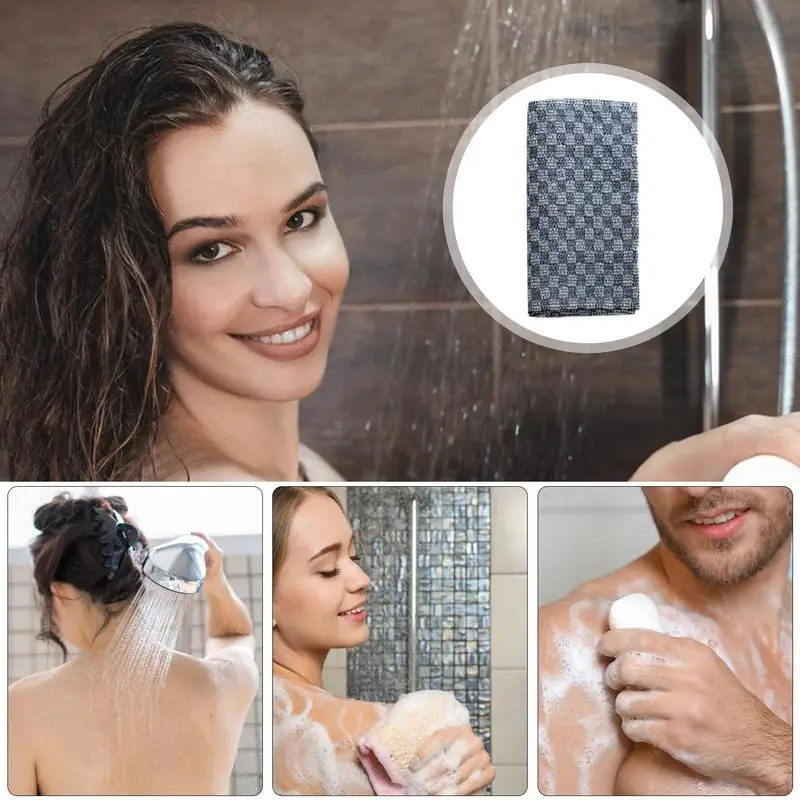

Bath Rags Extra Long Soft Thickened Absorbent Bath Towel Soft Face Towel Skin Exfoliating Cloth Washcloths For Showering