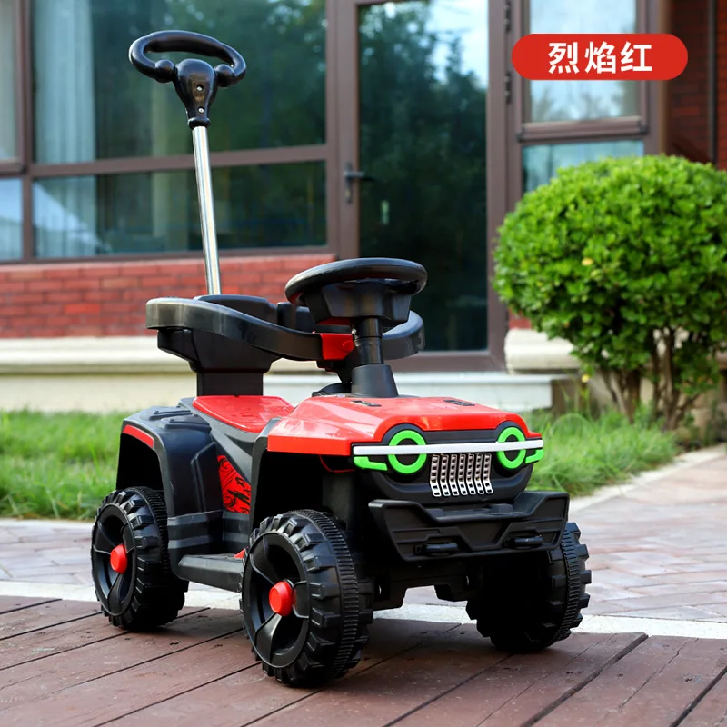 With Remote Control 1-6-Year-Old Children's Electric Four-Wheel Motorcycle Off-Road Vehicle Can Accommodate Passengers