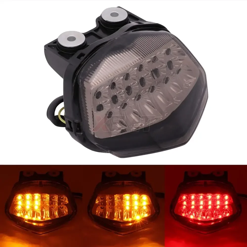 Motorcycle LED Tail Light Brake Light Turn Signal Light For Kawasaki Ninja 250R Z250 ZX250R 2008 2009 2010 2011 2012