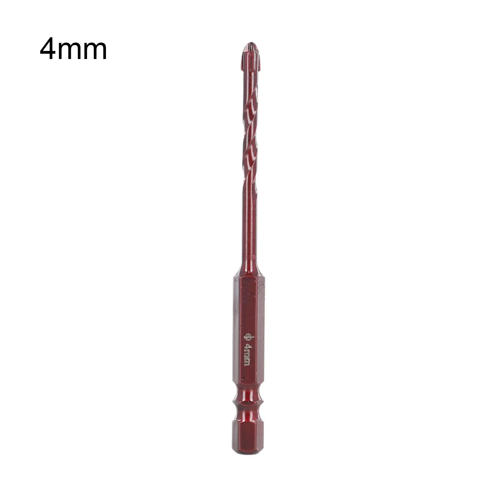 8mm Cross Hex Drill Bit Crooked Head Design High Hardness Alloy Head Multi-material Drilling Construction Work
