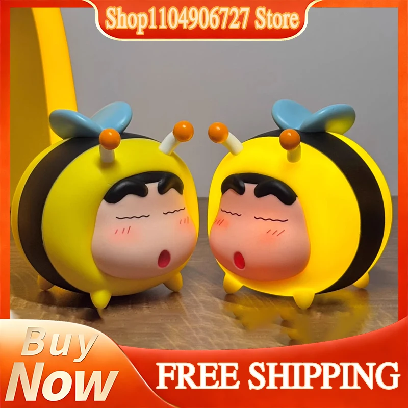 

Светящаяся фигурка пчелы Шин-чан: креативное декоративное украшение для дома, прихожей, гостиной, тумбы под ТВ, рабочего стола