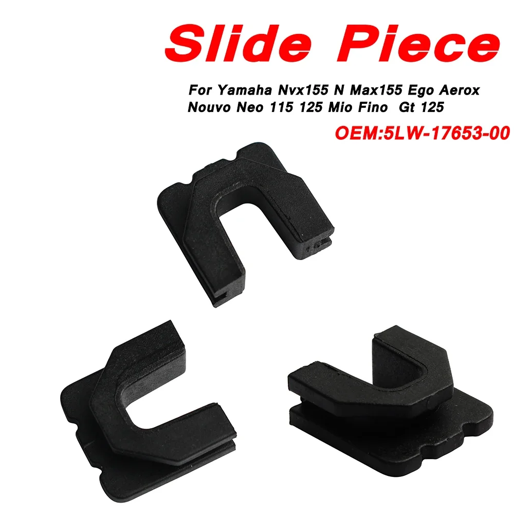 1-3pcs Pulley Slide Piece U Clip For Yamaha Nvx155 N Max155 Ego Aerox Nouvo Neo 115 125mio Fino  Gt 125 Smile X-Ride Xride