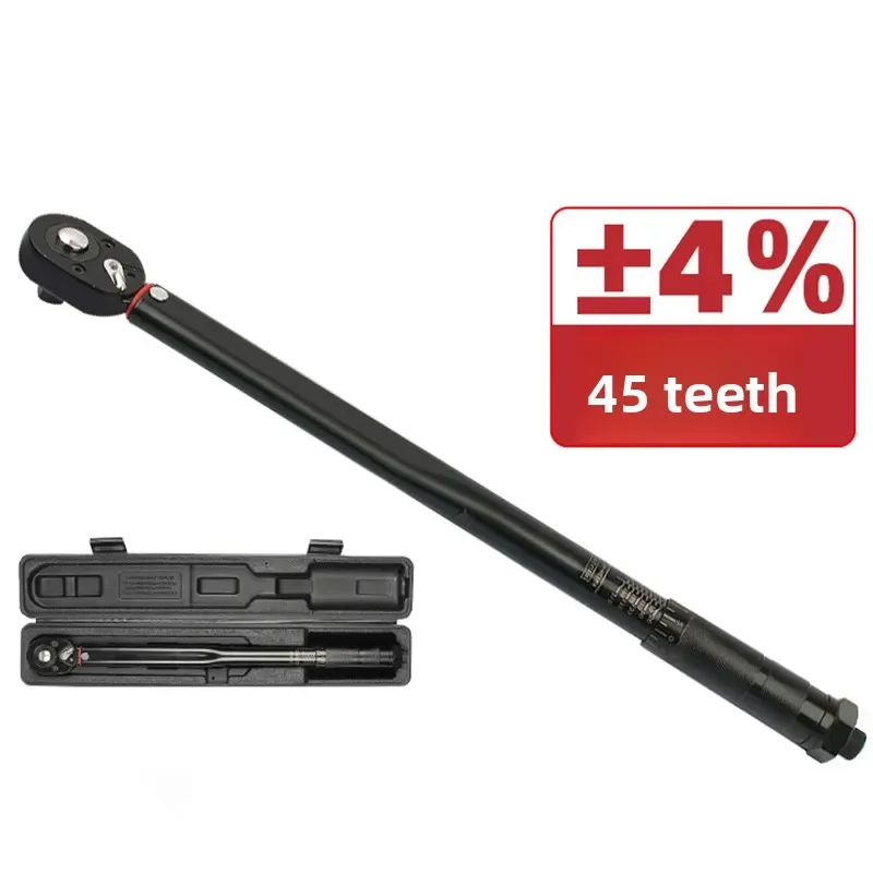 1/2 Torque Wrench Workshop Adjustable Torque Spanner Clear Scale Car Maintenance Removal Tools Multi-purpose Manual Tools