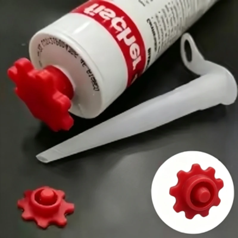6Pcs Flexible Tube Caps Reusable Plastic Squeeze Tube Stopper Portable Tube Plug Keep Tube Soft After   Decor Accessories