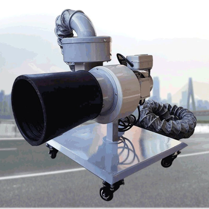 Ms-010 Ground Mobile Vehicle Exhaust Purification And Extraction System อุปกรณ์พร้อมล้อเบรค 4S/พิเศษสําหรับร้านซ่อม