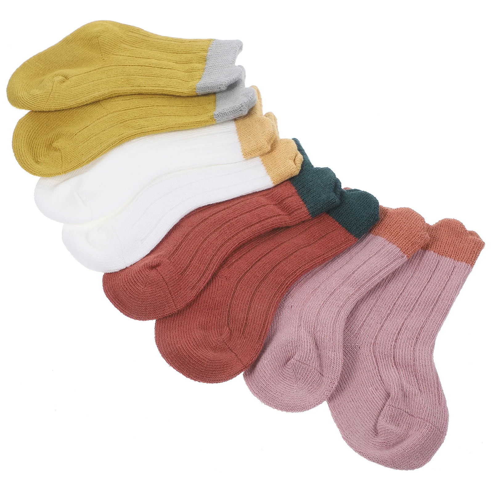 

4Pairs Toddler Ankle Socks Cotton Socks for Baby Boys Girls Soft Breathable Easy to Wash Adorable and Charming