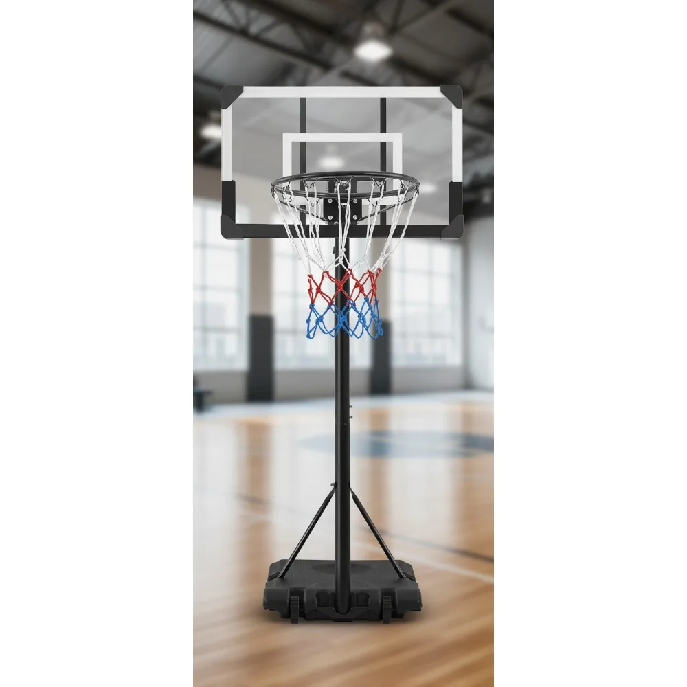 

Регулируемое детское баскетбольное кольцо 7-8 футов, портативное спортивное кольцо на открытом воздухе в помещении, отдельно стоящее