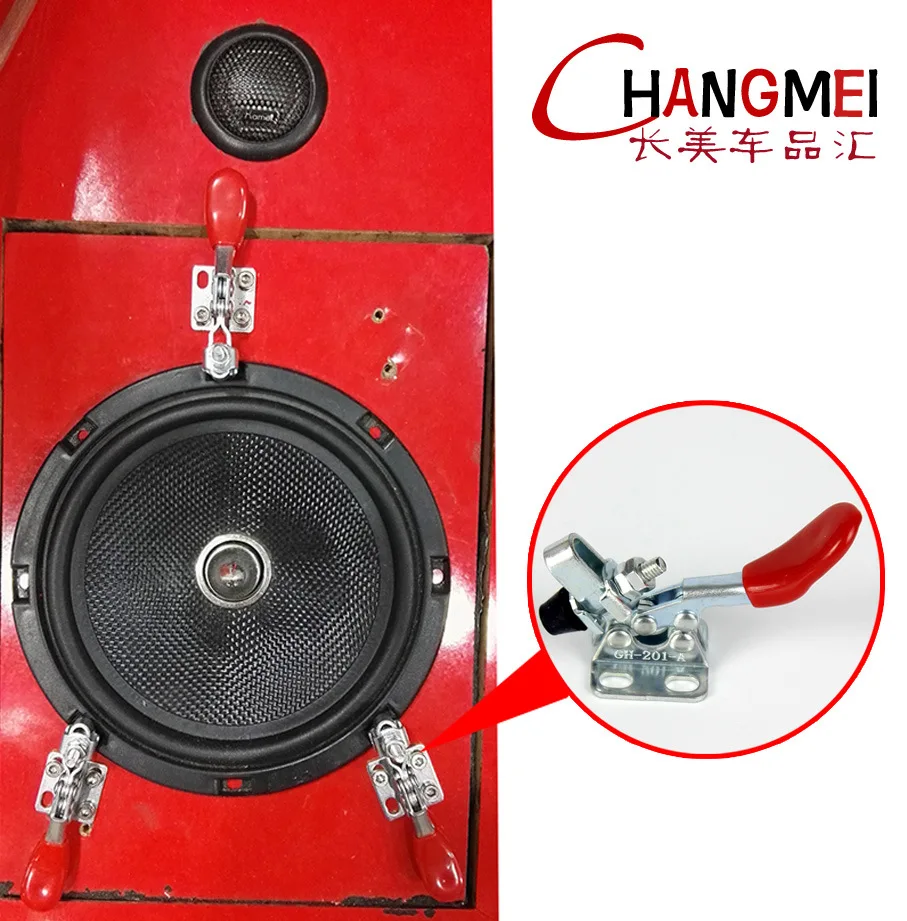 Car Speaker Mounting Clips Audio Test Box Clamps Quick Display Stands Automotive Accessories