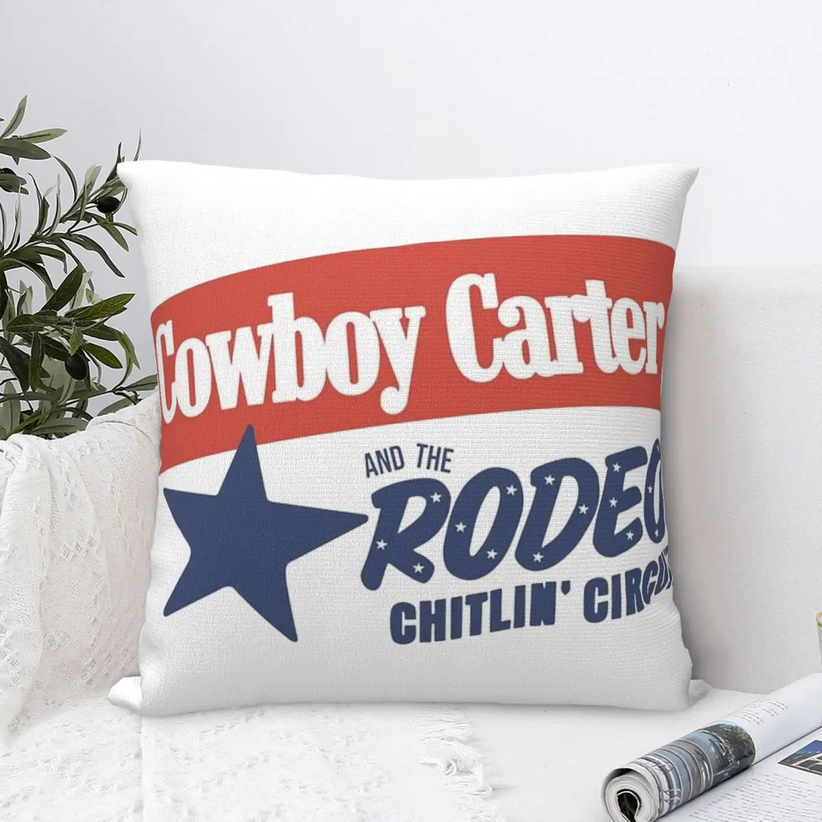 Beyonce Cowboy Carter Logo Pillowcases Home Cushion Case Cool Pillow Cover 45*45