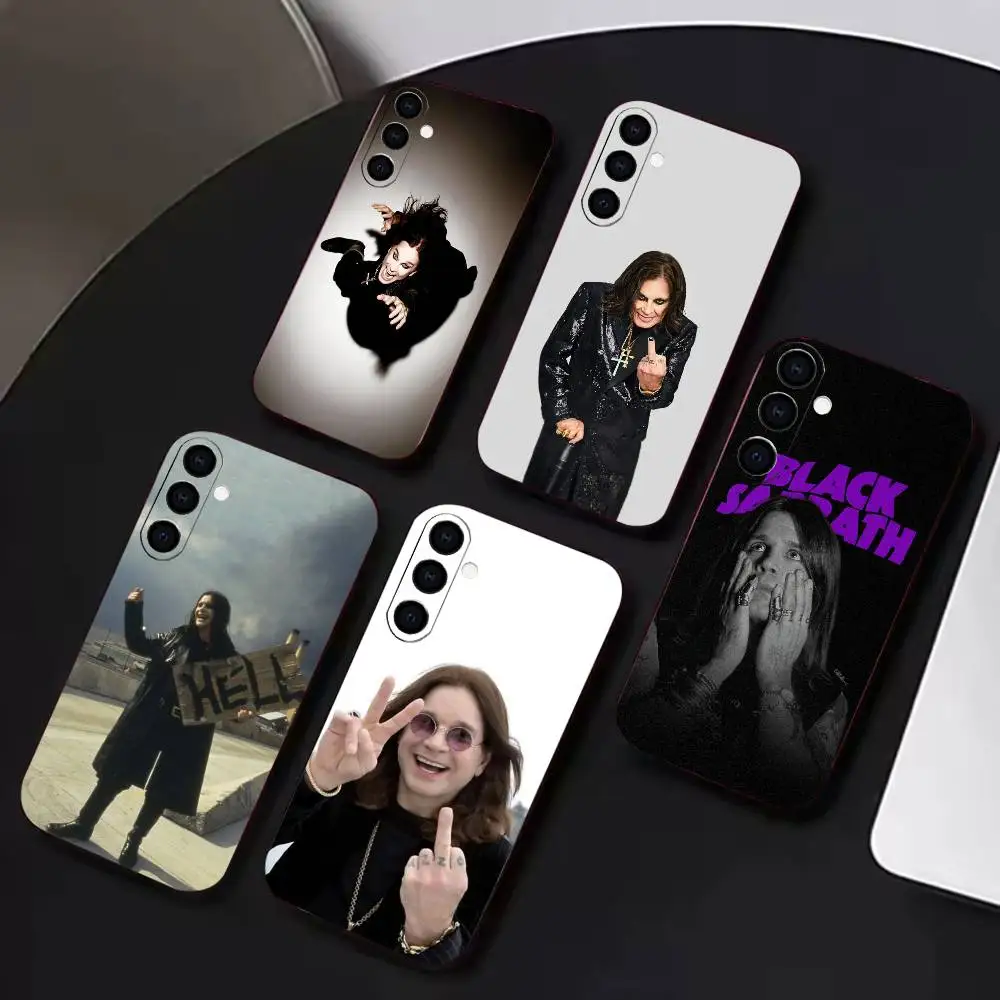 Dark K-Ozzy Osbourne Singer  Phone Case Black Soft Silicone TPU For Samsung A72,A51,A70,A71,A53,A52,A73
