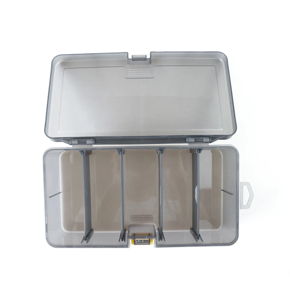 

1pc Fishing Lure Box Tackling Container Bait Storage Double Layer Durable PP Material Large Capacity Fishing Tool Hook Parts Box