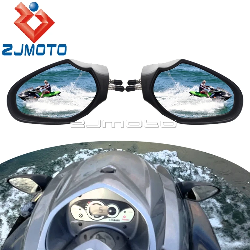 RH LH Rearview Mirror Motorboat Jetski Rear View Side Mirrors For Yamaha WaveRunner Sport Cruiser VX1100 VX VXS VXR 1100 1800