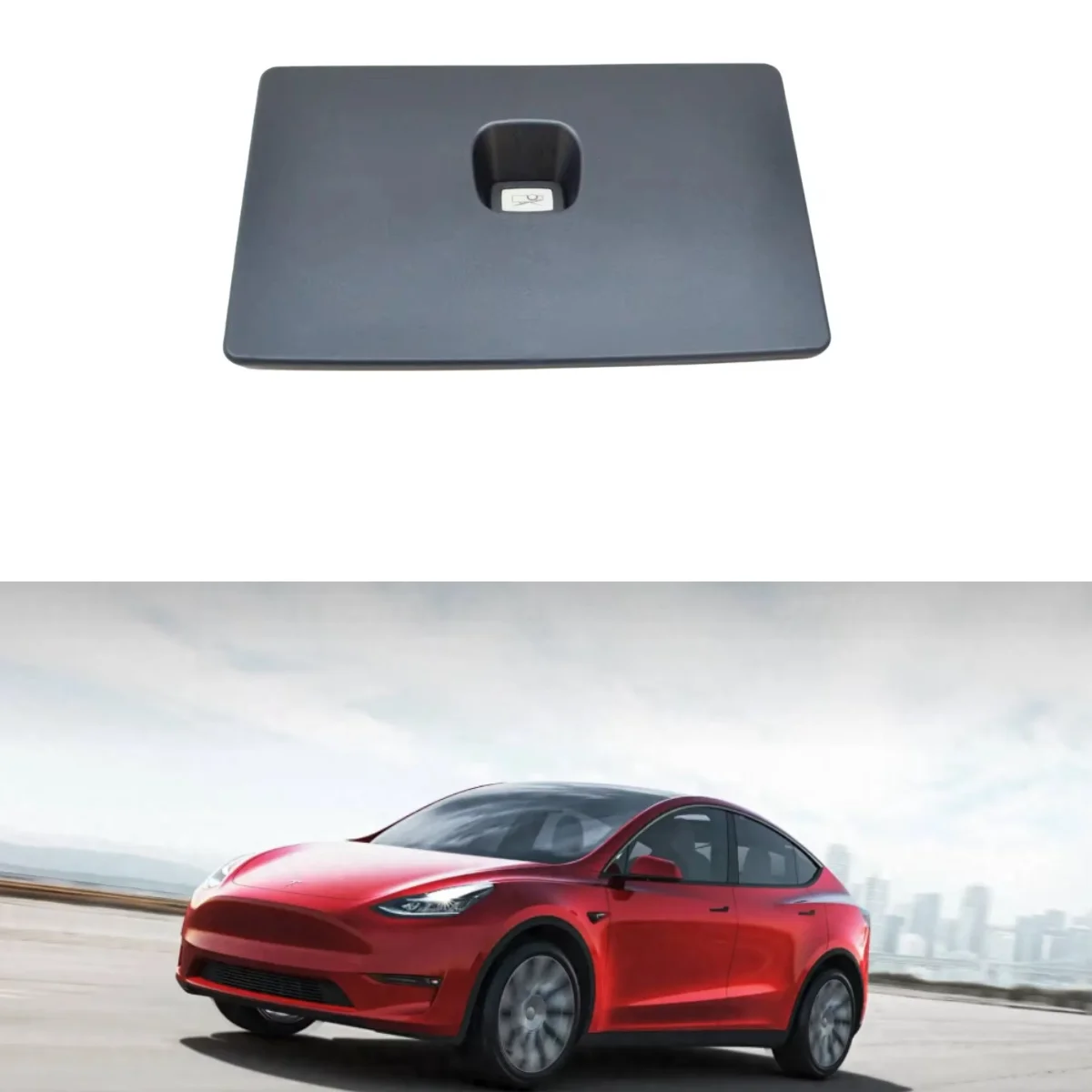 

Tesla auto parts model Y front trunk black switch button decorative small cover