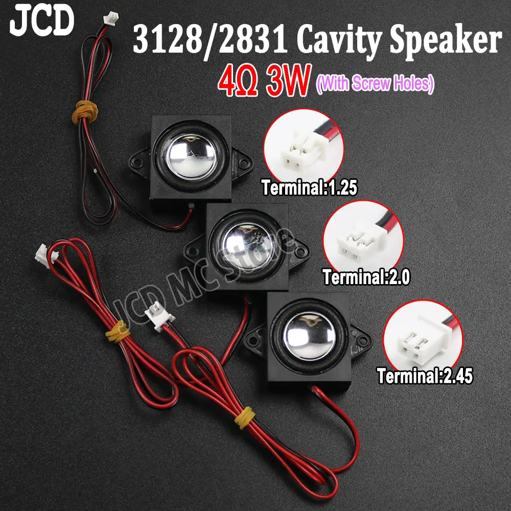 

1 Piece 2831/3128 Speaker 4 Ohm 3 Watt 4R 3W Full Range Cavity Sound Speaker High Fidelity Speaker Replacement Accessories