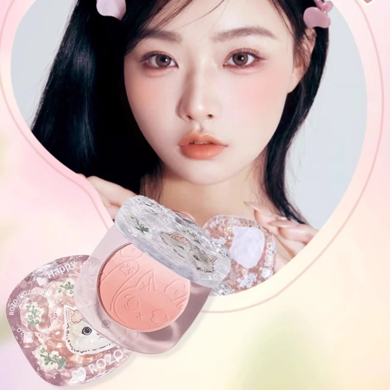 Cute Blush Palette Natural Radiance Korean Shading Makeup Powder Instant Cheekbones Contouring Face Blusher Pallet Cosmetics