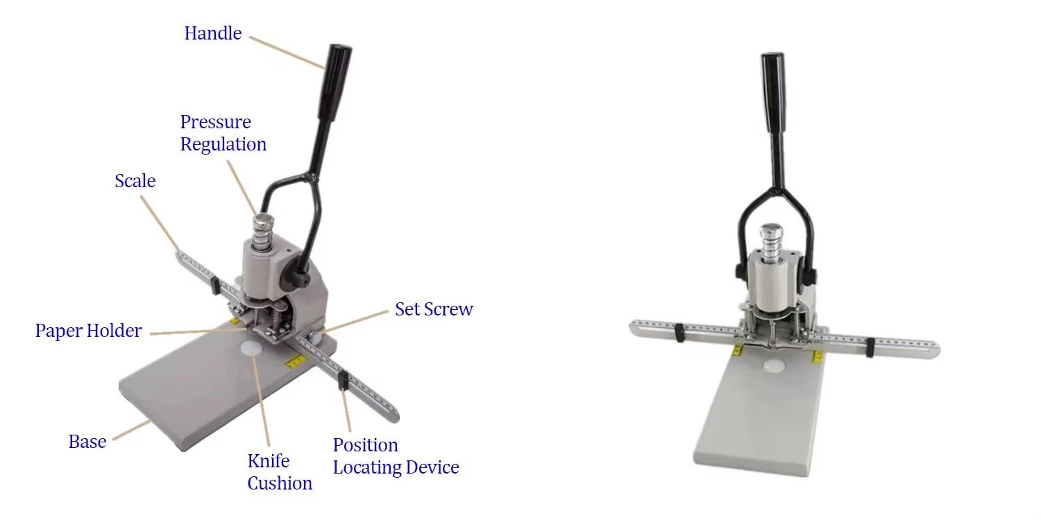 

Перфоратор CG8301 с функцией прижима бумаги, ручной станок для пробивки одного отверстия CG8301