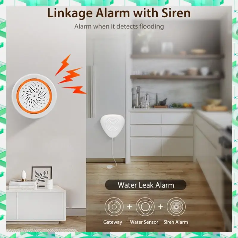 

3C Electron Zigbee датчик уровня воды умный детектор утечки воды оповещение о наводнении защита от перелива Tuya Ewelink, Z